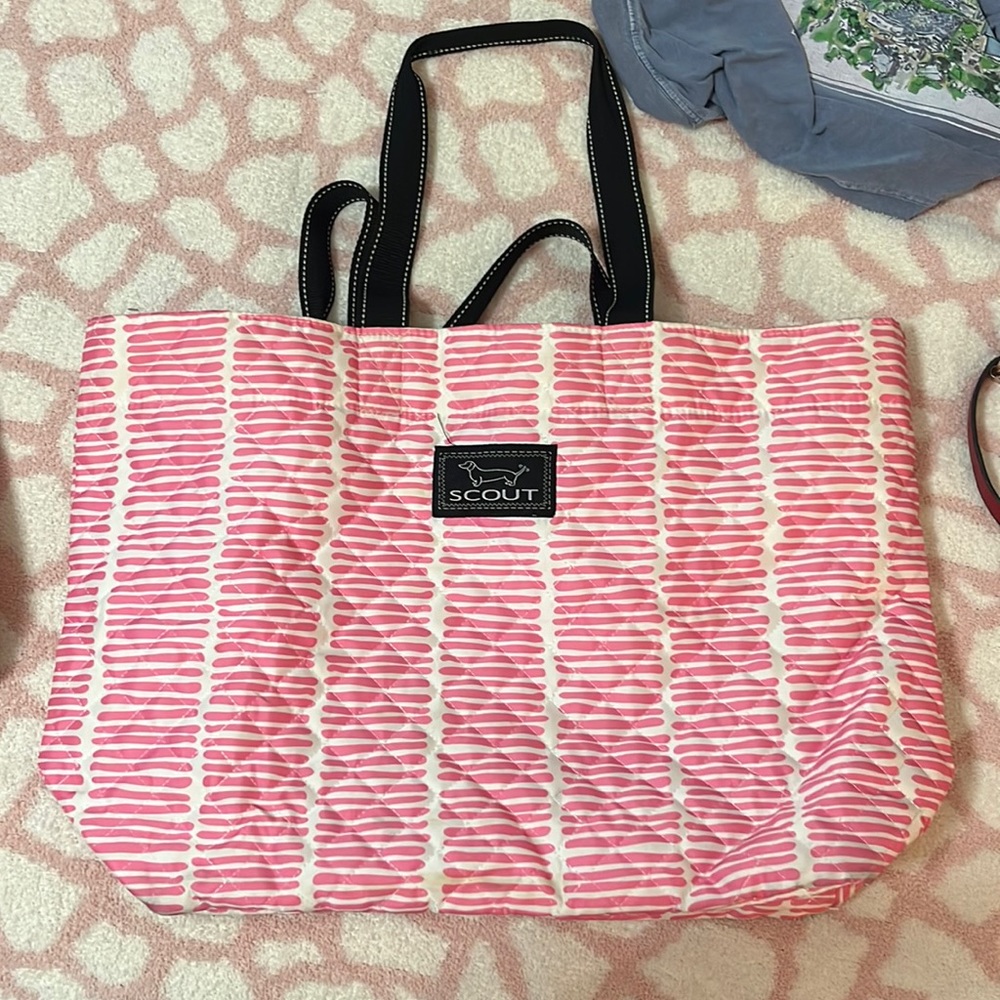Pink scout bag